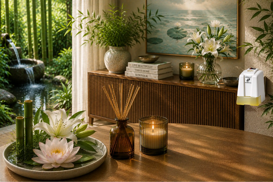 Bamboo and Lotus Flower Plus